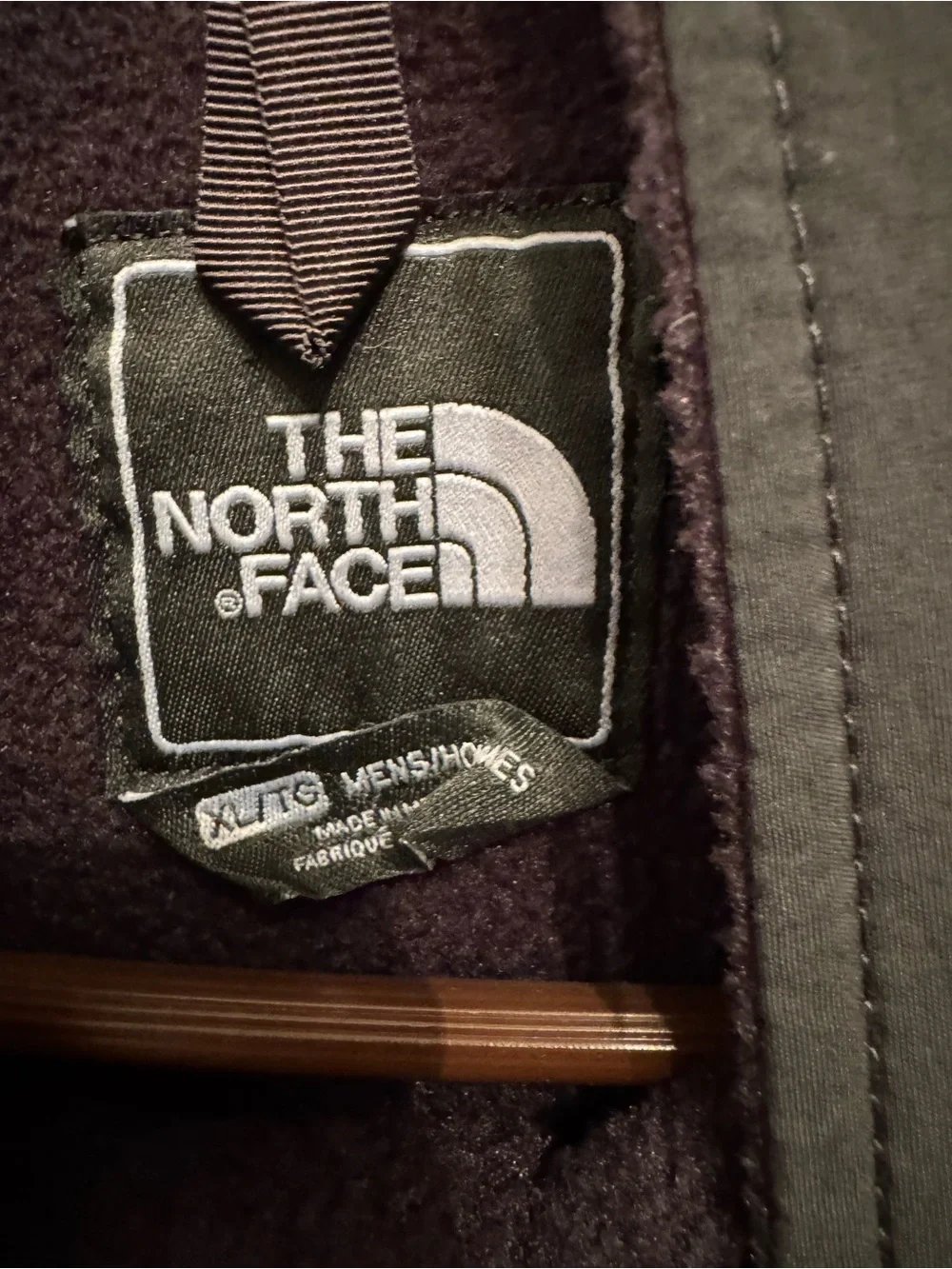 The North Face Denali Fleece polartec Jacket black size XL